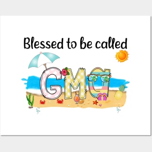 Blessed To Be Called Gma Summer Beach Happy Mother's Posters and Art